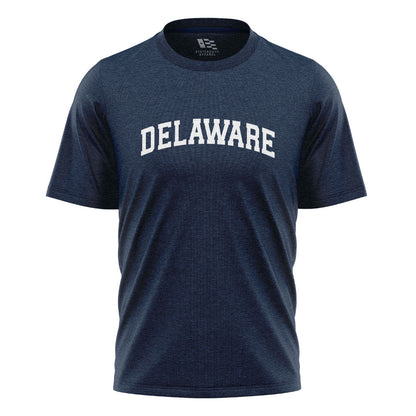 Delaware Varsity Arch T-Shirt navy front