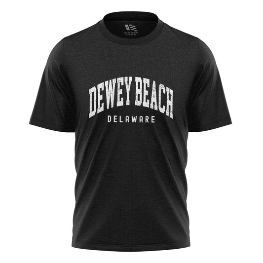 Dewey Beach Delaware T-Shirt | Varsity Arch Tee - black - image 3