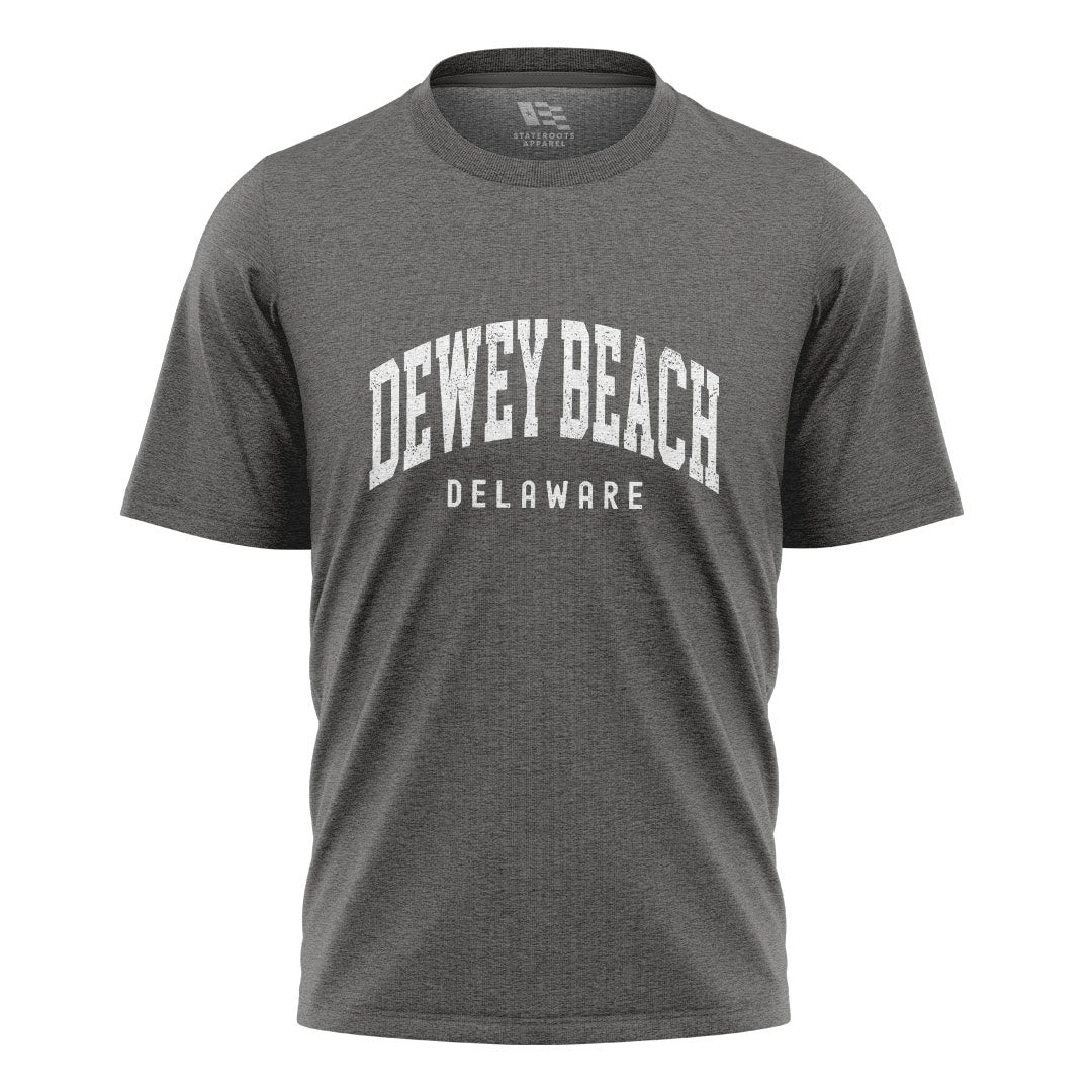 Dewey Beach Delaware T-Shirt | Varsity Arch Tee - charcoal - image 6