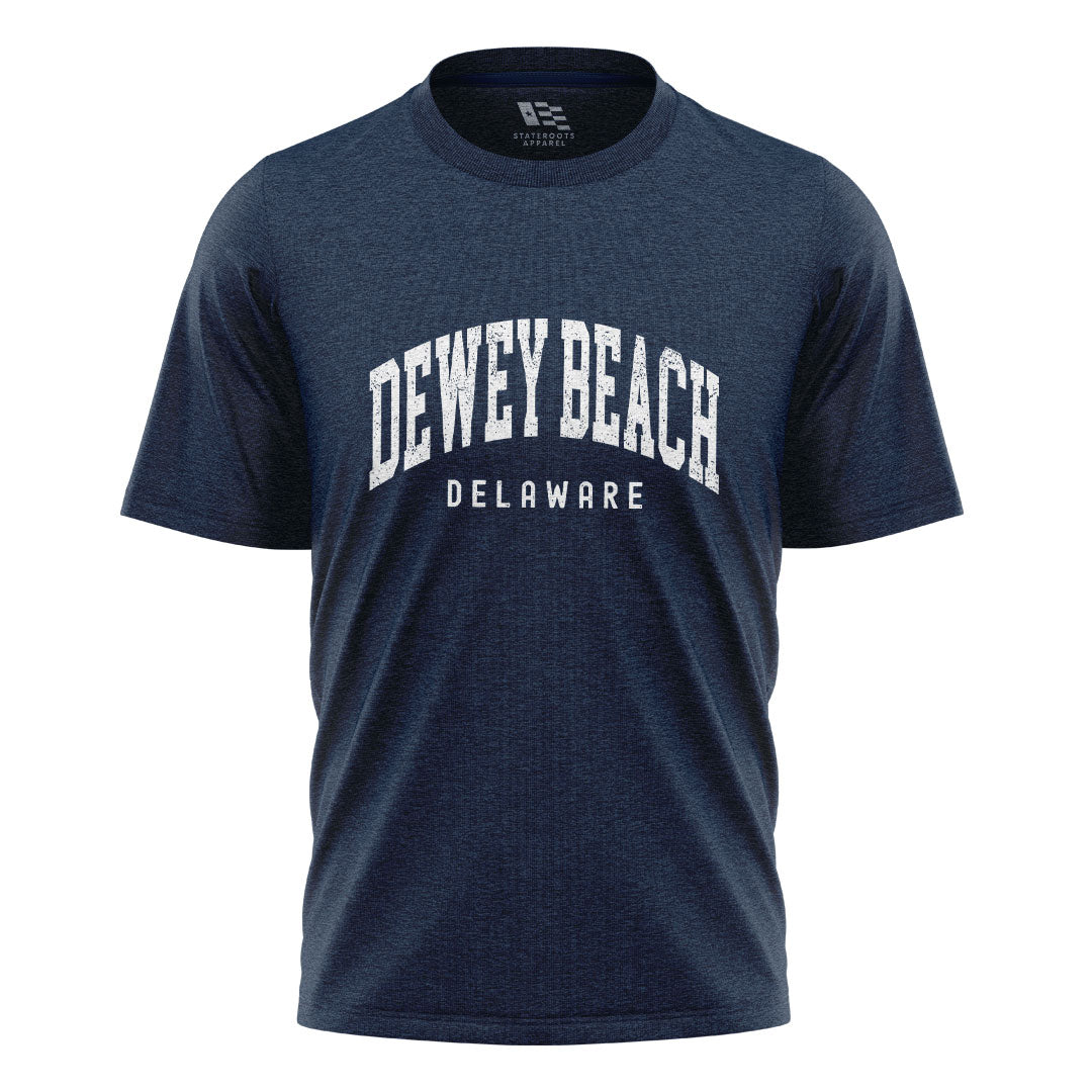 Dewey Beach Delaware T-Shirt | Varsity Arch Tee - navy - image 4