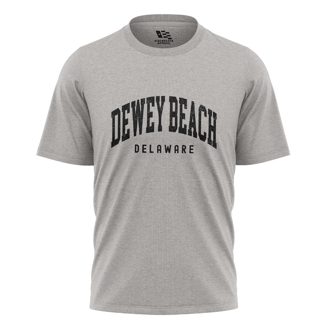 Dewey Beach Delaware T-Shirt | Varsity Arch Tee - sport-grey - image 5