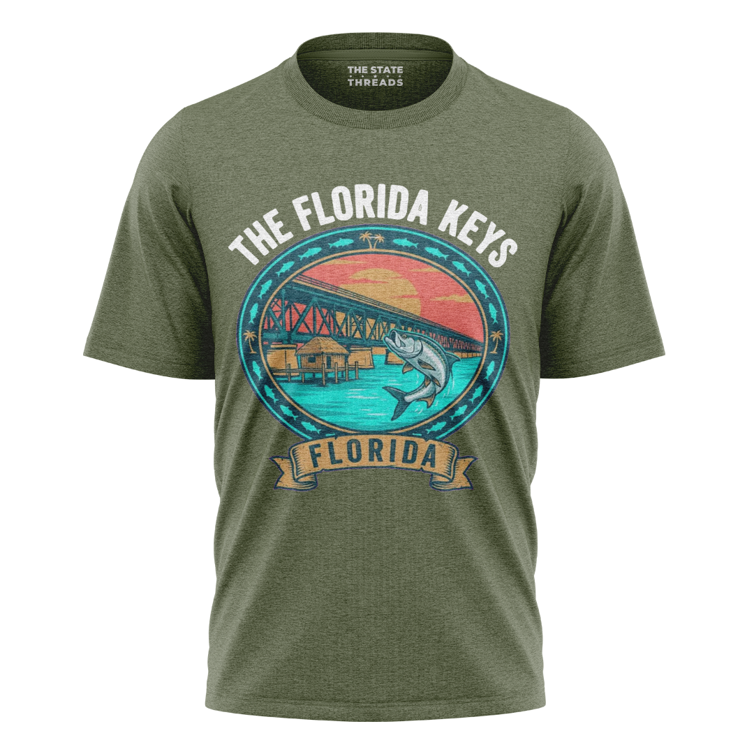 Florida Keys Tarpon Bridge T-Shirt