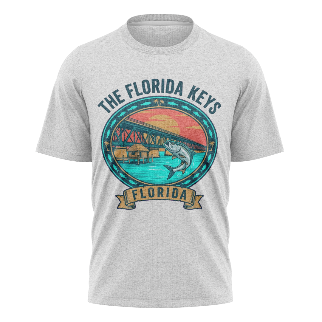 Florida Keys Tarpon Bridge T-Shirt
