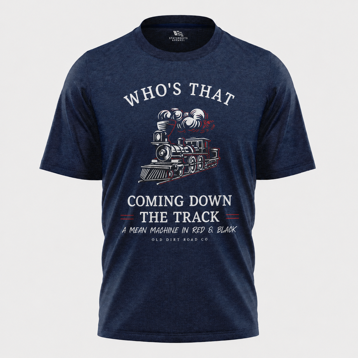 Georgia Bulldogs Train T-Shirt | UGA Red Black Vintage Locomotive Tee