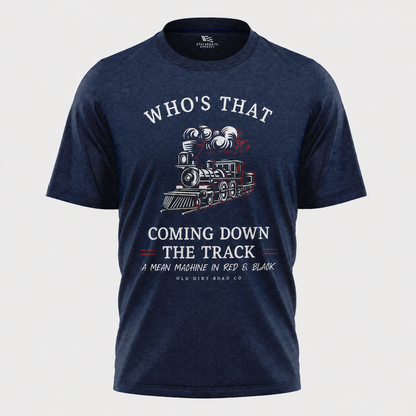 Georgia Bulldogs Train T-Shirt | UGA Red Black Vintage Locomotive Tee