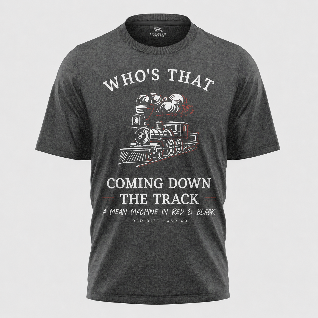 Georgia Bulldogs Train T-Shirt | UGA Red Black Vintage Locomotive Tee