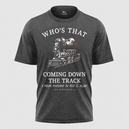 Georgia Bulldogs Train T-Shirt | UGA Red Black Vintage Locomotive Tee