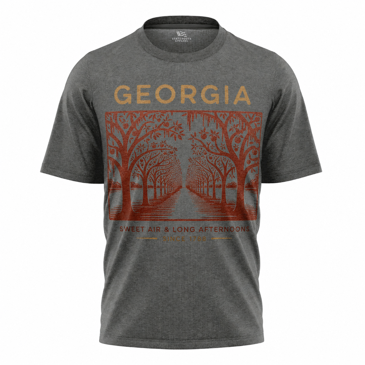 Georgia Oak Alley T-Shirt | Wormsloe Savannah Southern Vintage Tee