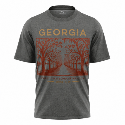 Georgia Oak Alley T-Shirt | Wormsloe Savannah Southern Vintage Tee