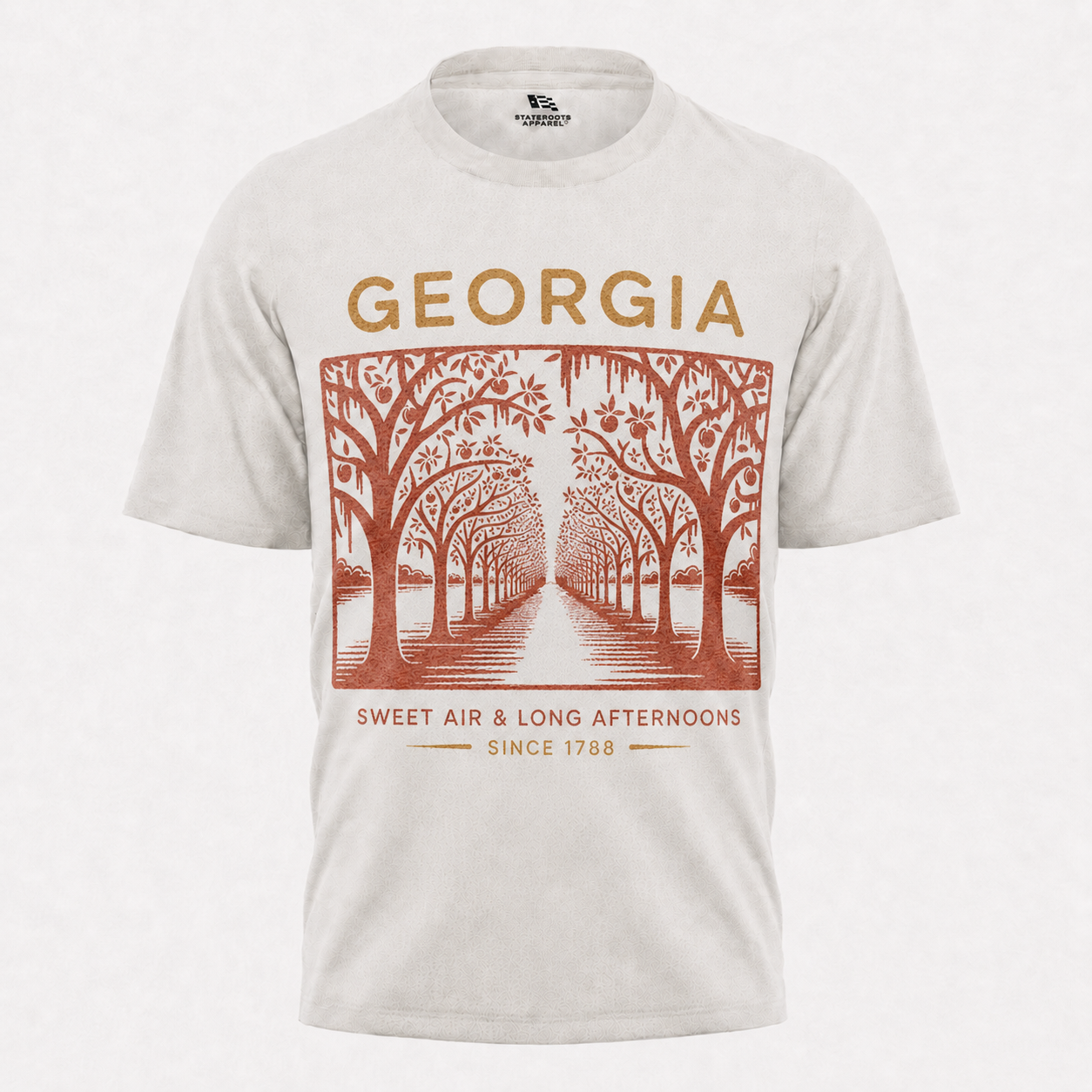 Georgia Oak Alley T-Shirt | Wormsloe Savannah Southern Vintage Tee