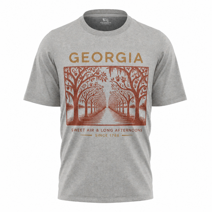 Georgia Oak Alley T-Shirt | Wormsloe Savannah Southern Vintage Tee