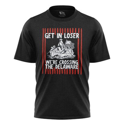 Get In Loser Delaware Crossing Tee black front