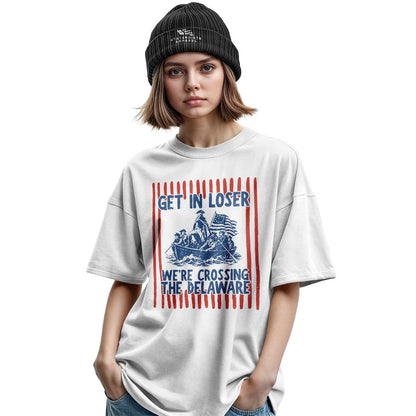 Get In Loser Delaware Crossing Tee military-green back
