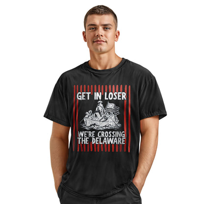 Get In Loser Delaware Crossing Tee navy back