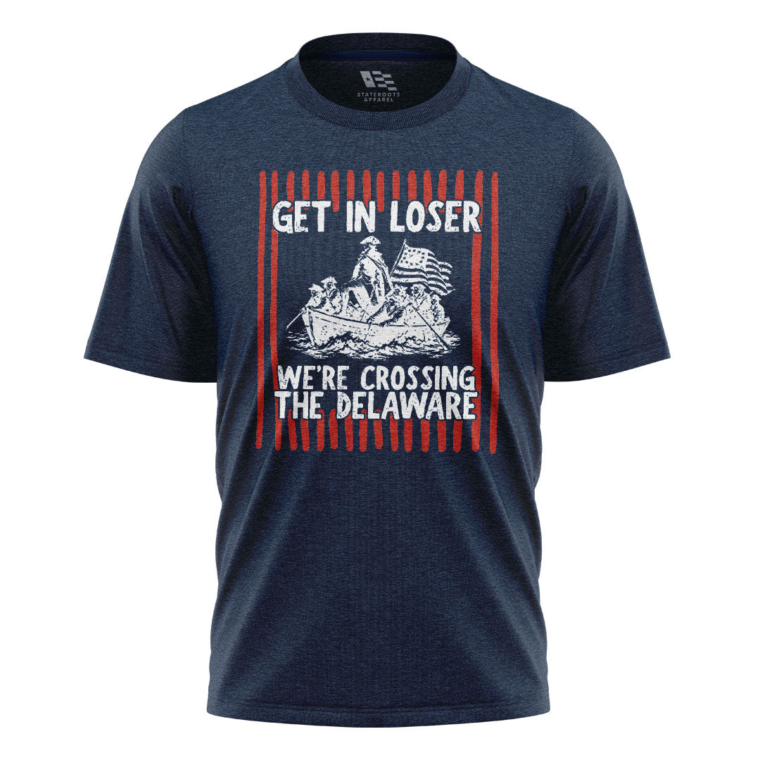 Get In Loser Delaware Crossing Tee navy front