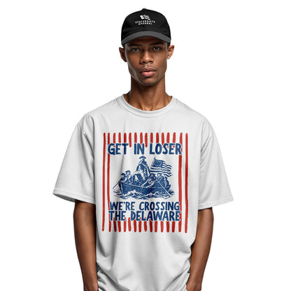 Get In Loser Delaware Crossing Tee white model