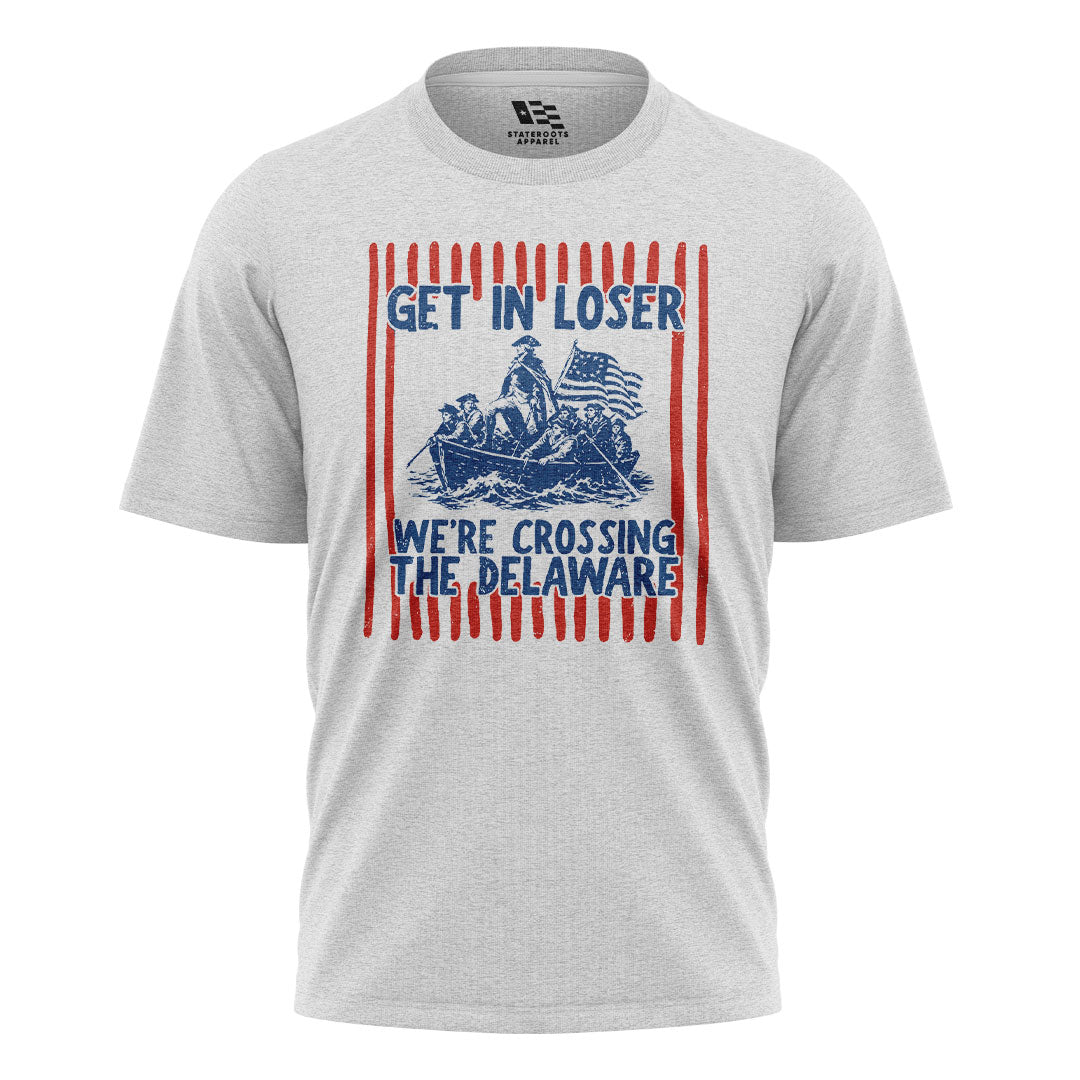 Get In Loser Delaware Crossing Tee white front