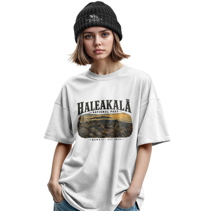 Haleakala National Park Hawaii Tee - Military Green view