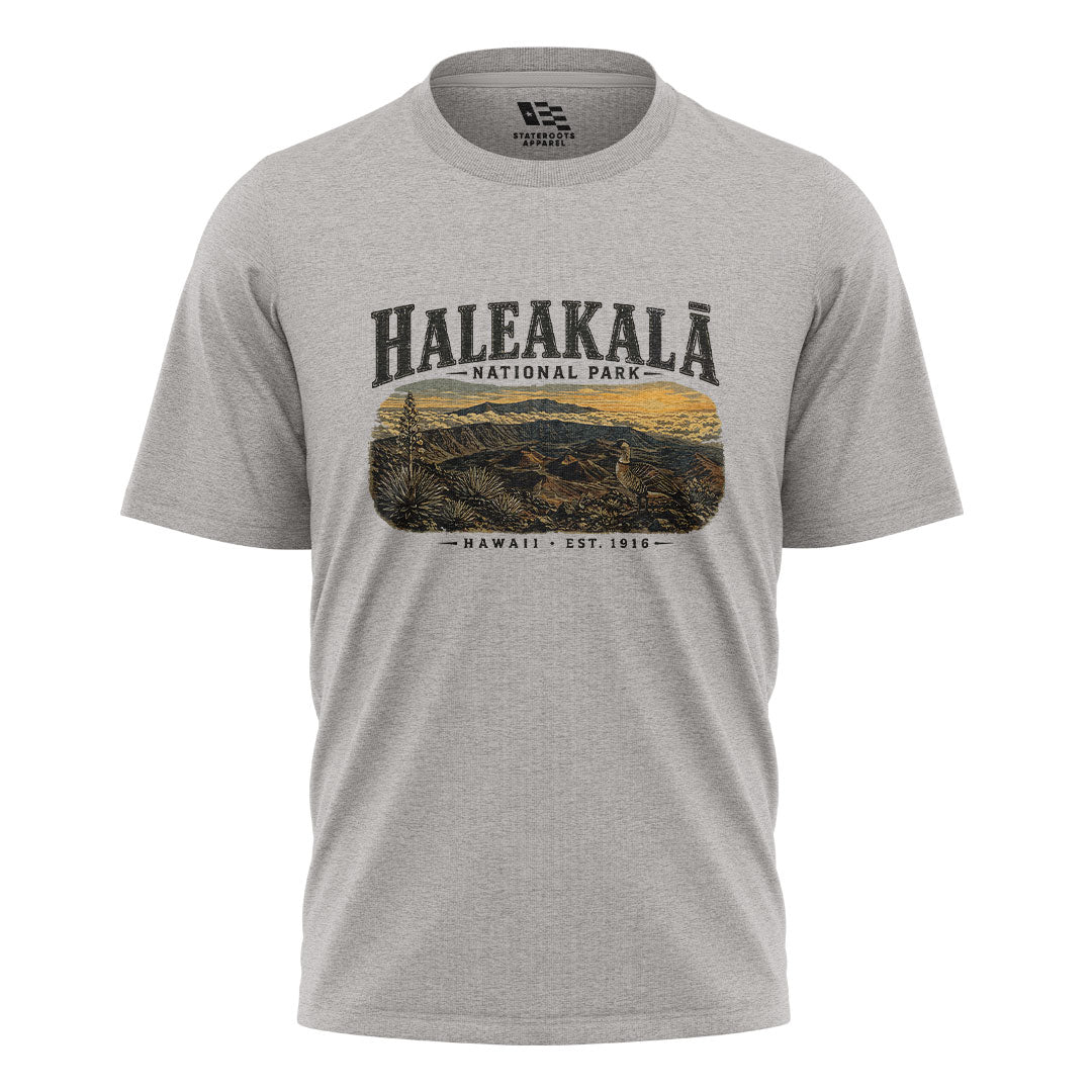 Haleakala National Park Hawaii Tee - Sport Grey flatlay