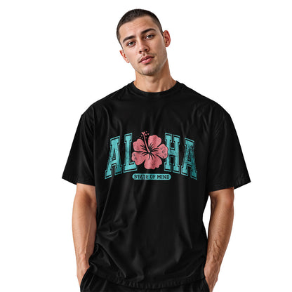 Hawaii Aloha State of Mind Tee - Black view