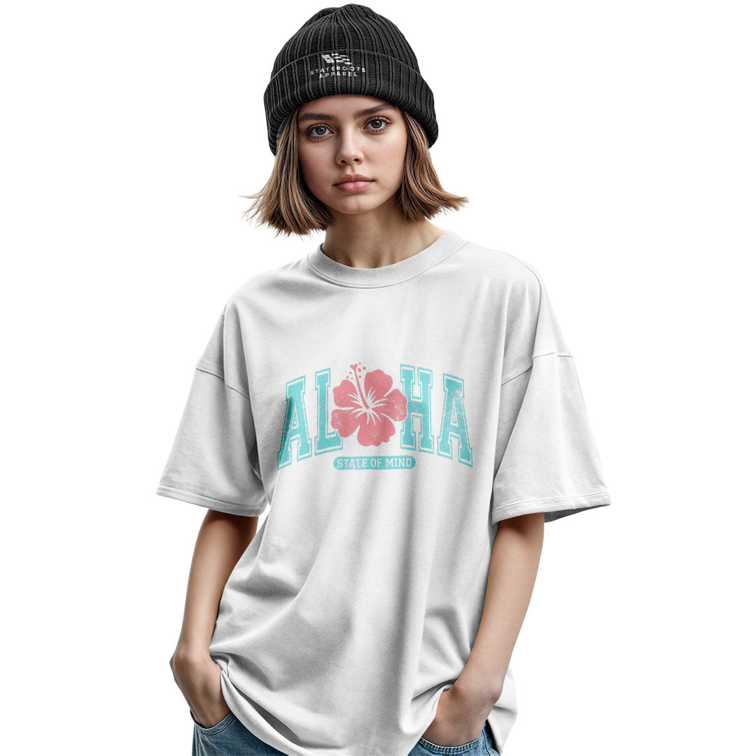 Hawaii Aloha State of Mind Tee - Military Green view