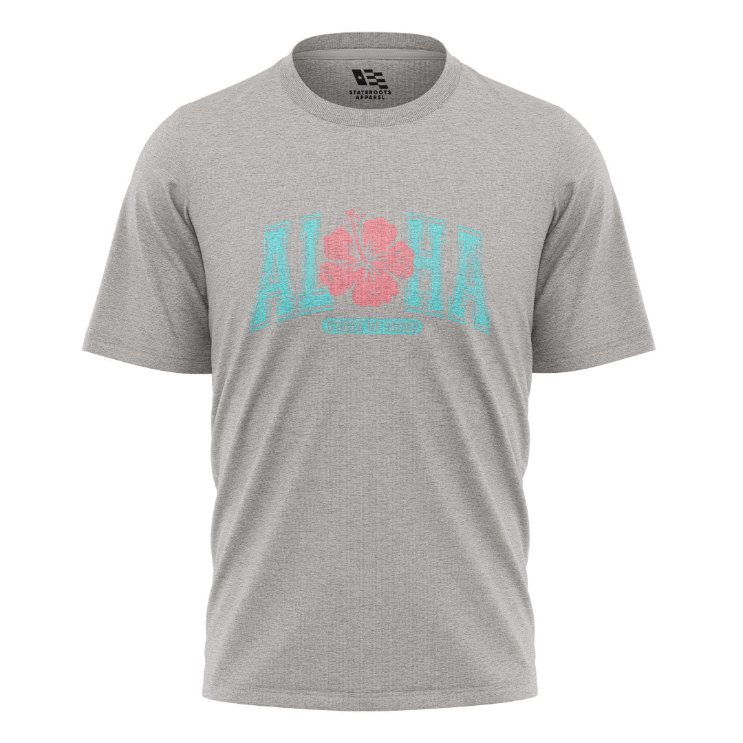 Hawaii Aloha State of Mind Tee - Sport Grey flatlay