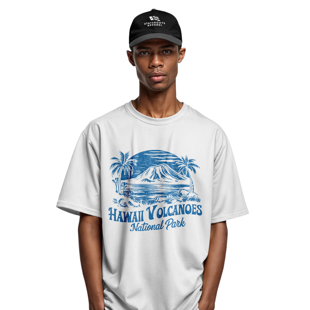 Hawaii Volcanoes National Park Tee - Sport Grey view