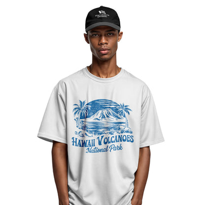 Hawaii Volcanoes National Park Tee - Sport Grey view