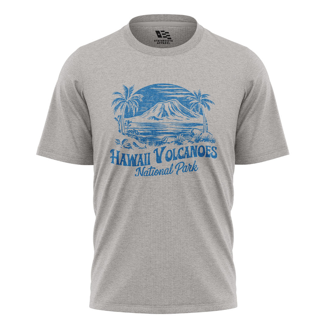 Hawaii Volcanoes National Park Tee - Sport Grey flatlay