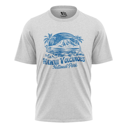 Hawaii Volcanoes National Park Tee - White flatlay