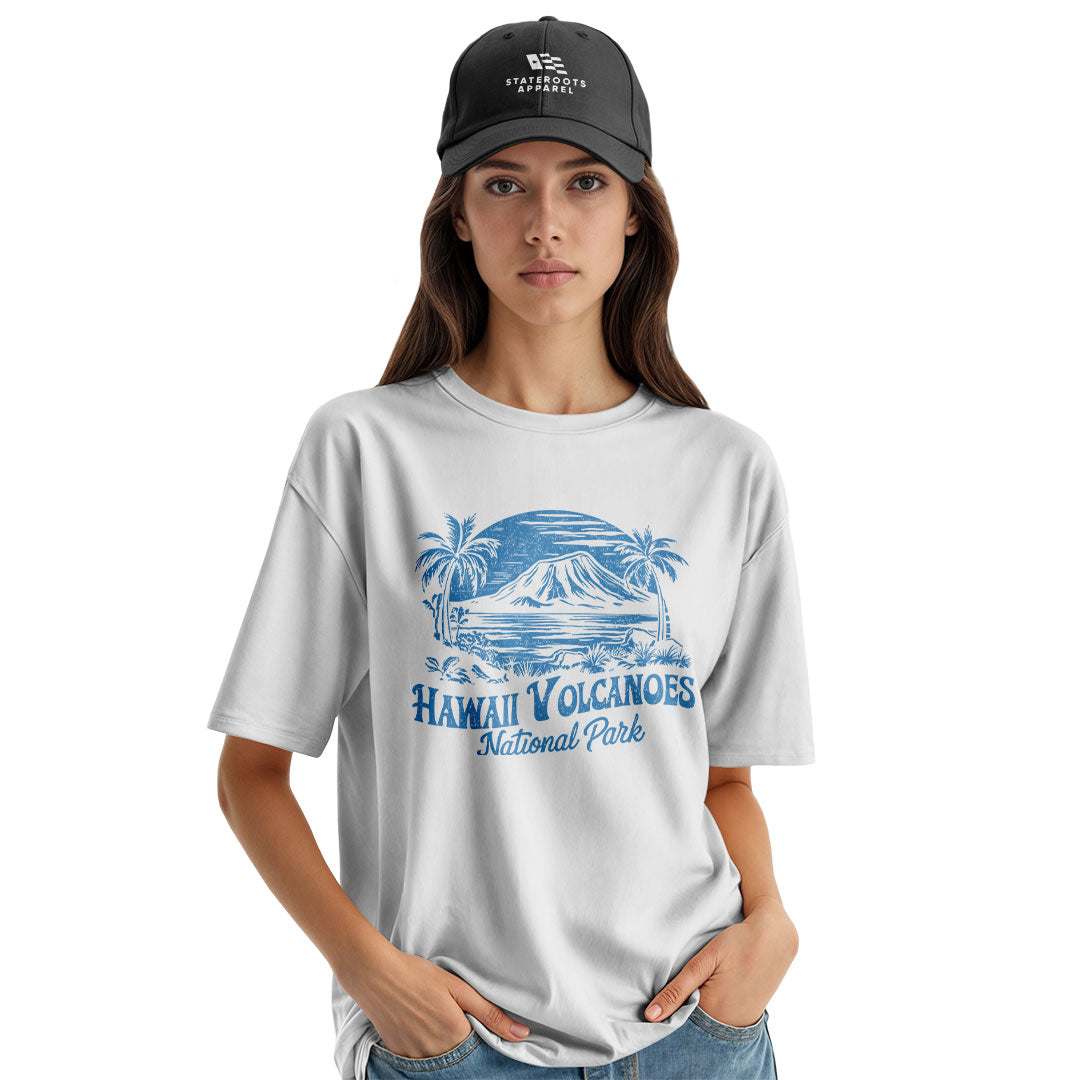 Hawaii Volcanoes National Park Tee - White view