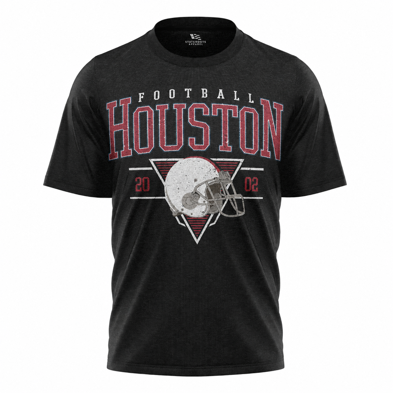 Houston Football T-Shirt | Vintage Texas Helmet Game Day Tee