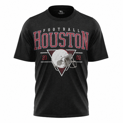 Houston Football T-Shirt | Vintage Texas Helmet Game Day Tee