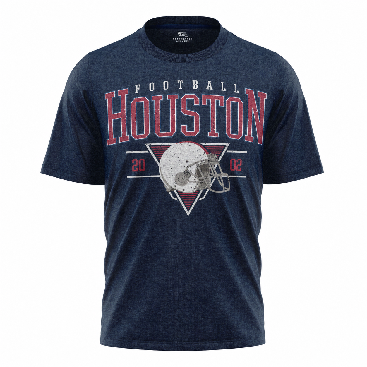Houston Football T-Shirt | Vintage Texas Helmet Game Day Tee
