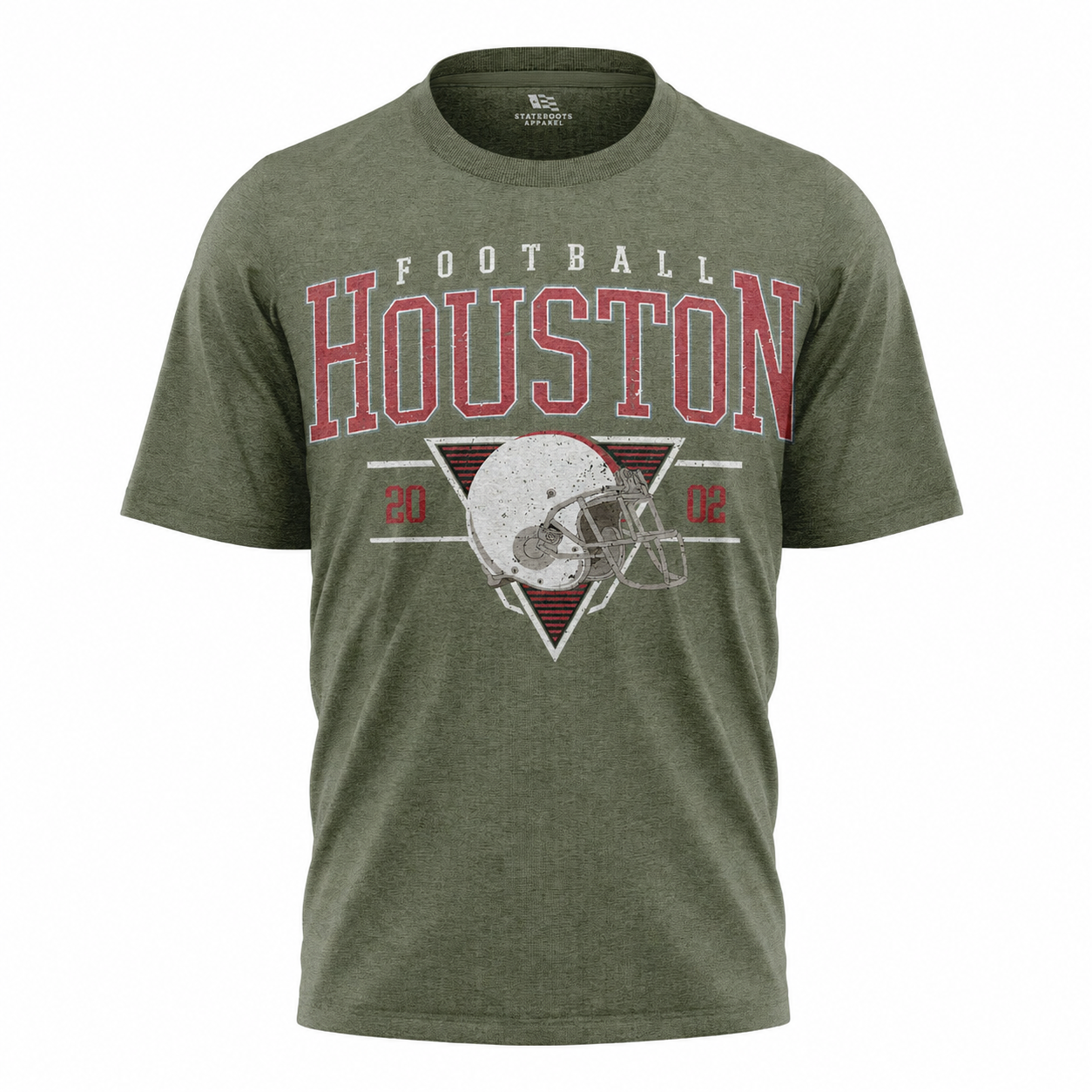 Houston Football T-Shirt | Vintage Texas Helmet Game Day Tee