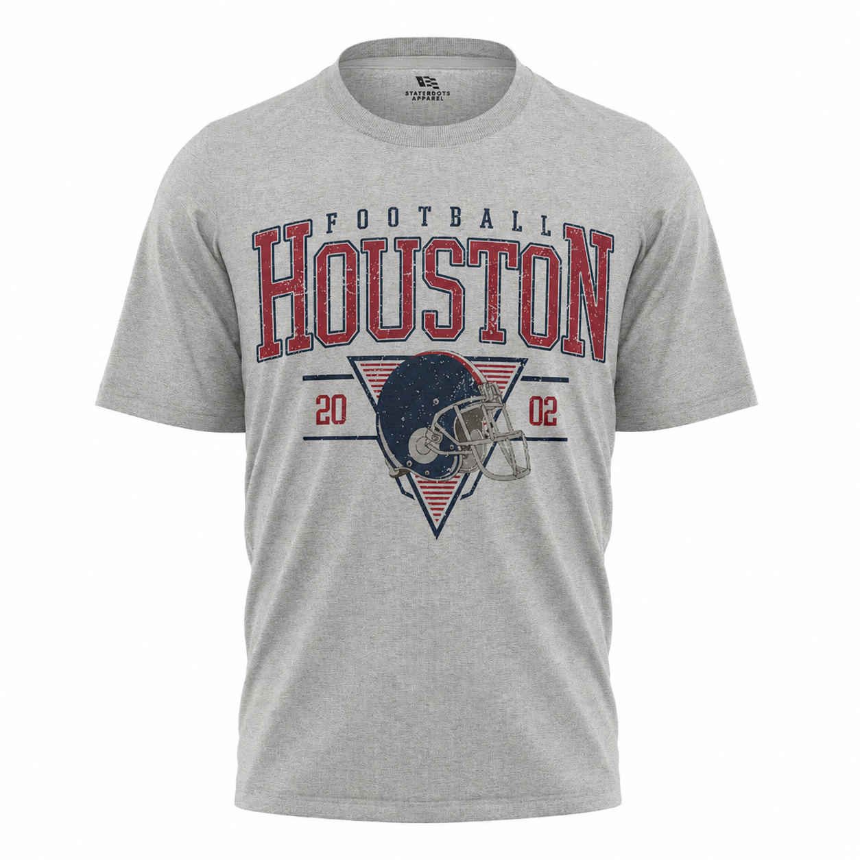 Houston Football T-Shirt | Vintage Texas Helmet Game Day Tee