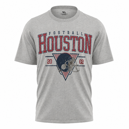 Houston Football T-Shirt | Vintage Texas Helmet Game Day Tee