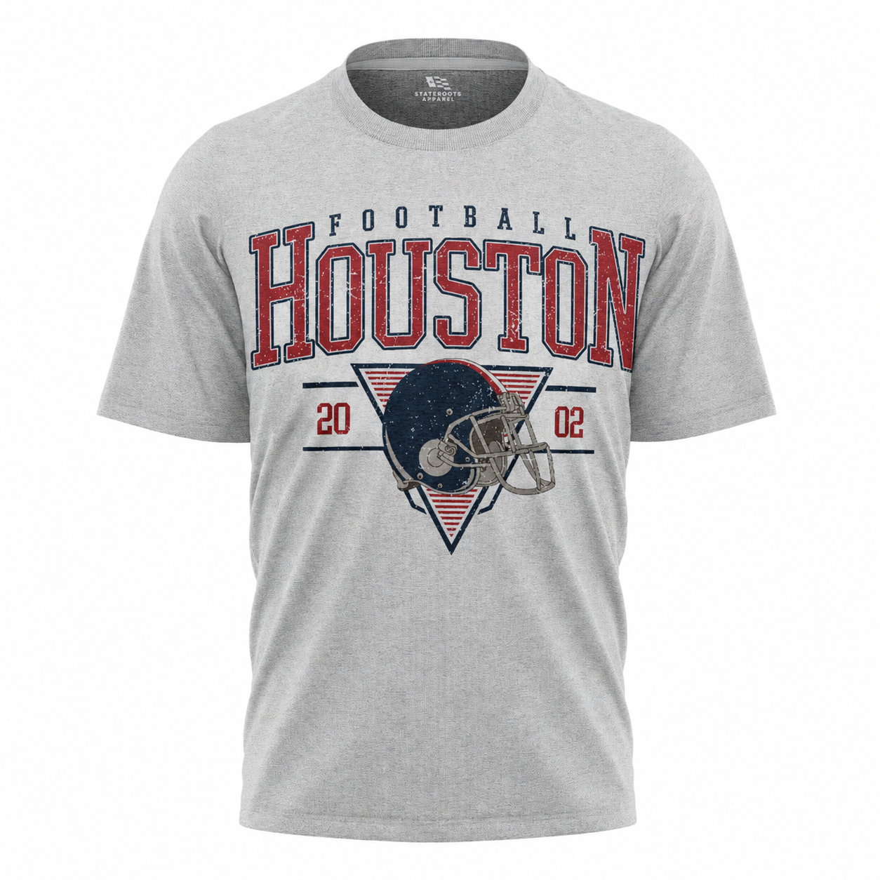 Houston Football T-Shirt | Vintage Texas Helmet Game Day Tee