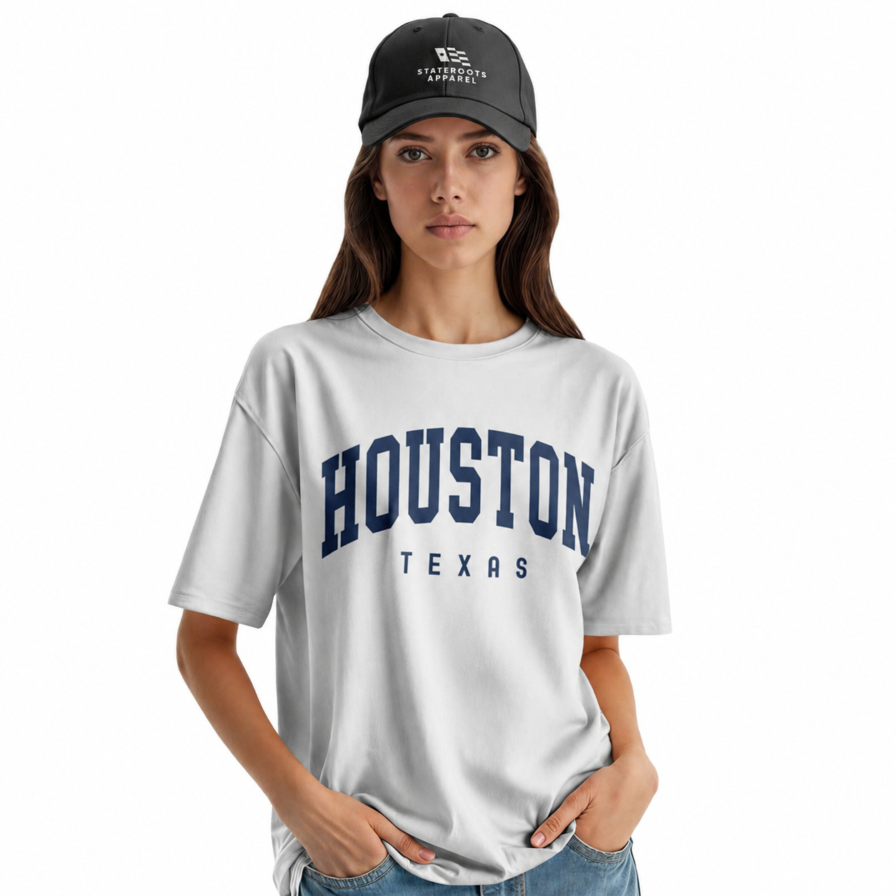 Houston Texas T-Shirt | Vintage Varsity College Souvenir Tee