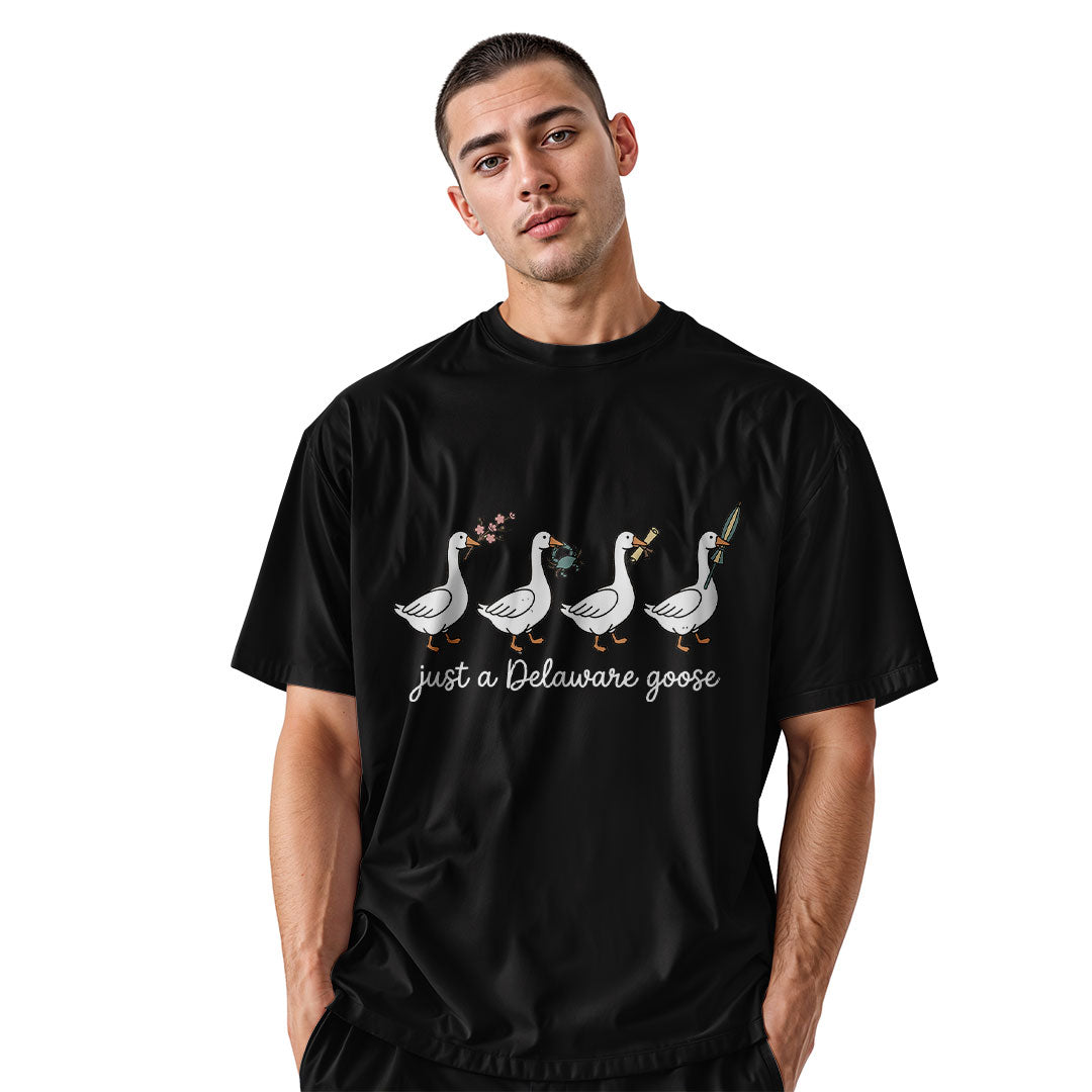 Just A Delaware Goose T-Shirt | Funny Goose Tee - black - image 9