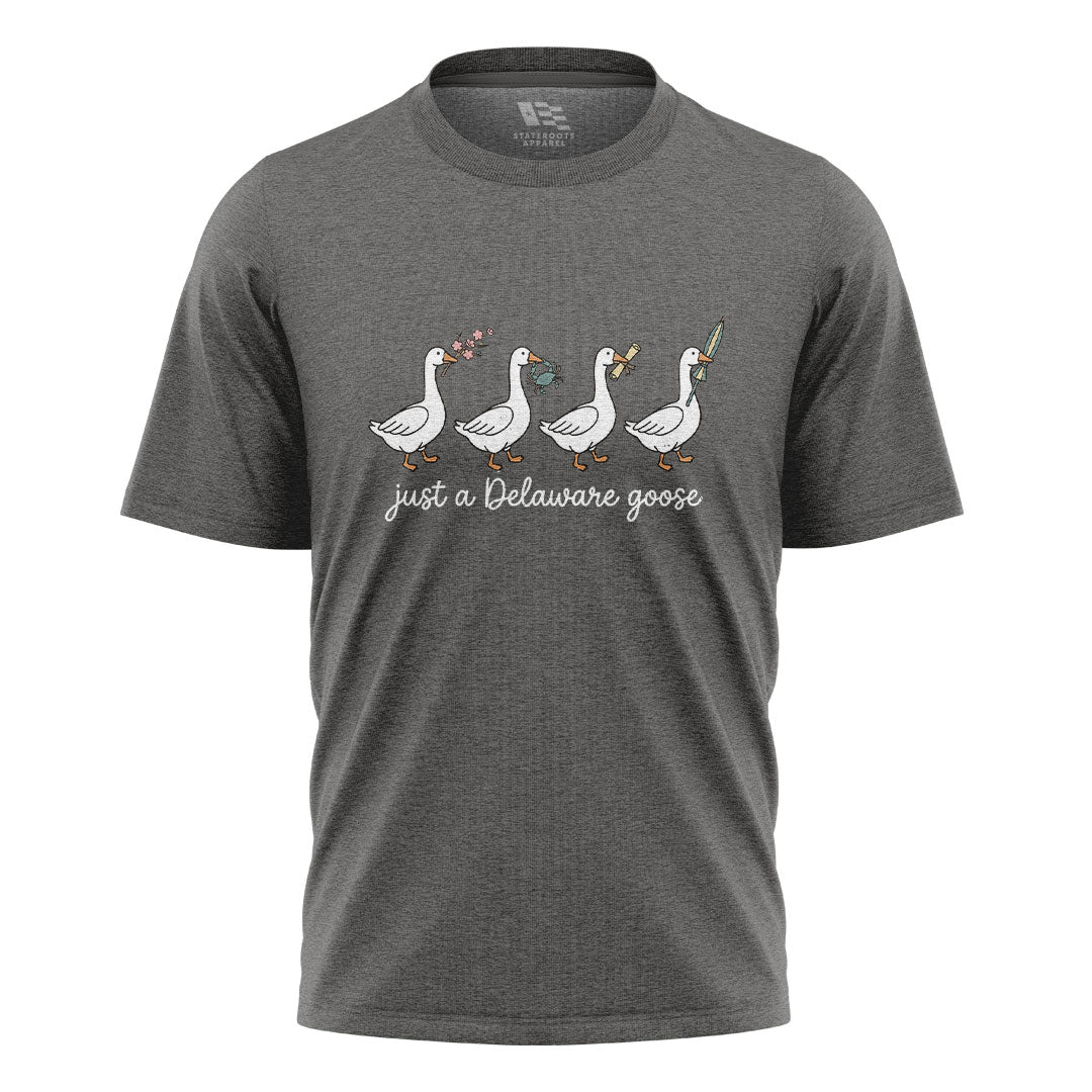 Just A Delaware Goose T-Shirt | Funny Goose Tee - charcoal - image 6
