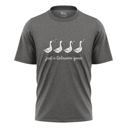 Just A Delaware Goose T-Shirt | Funny Goose Tee - charcoal - image 6