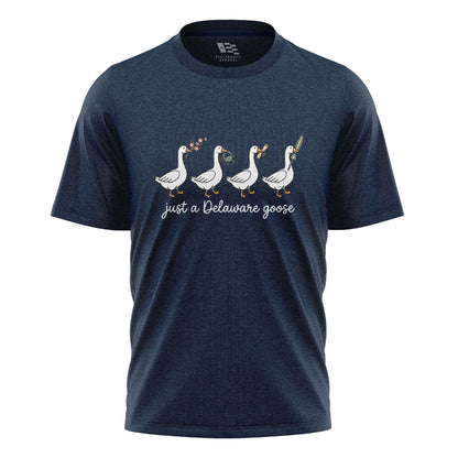 Just A Delaware Goose T-Shirt | Funny Goose Tee - navy - image 4