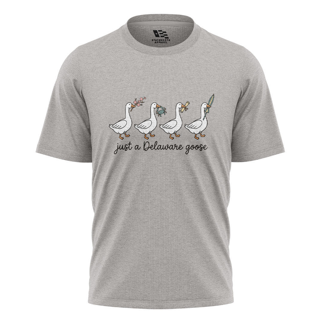 Just A Delaware Goose T-Shirt | Funny Goose Tee - sport-grey - image 5