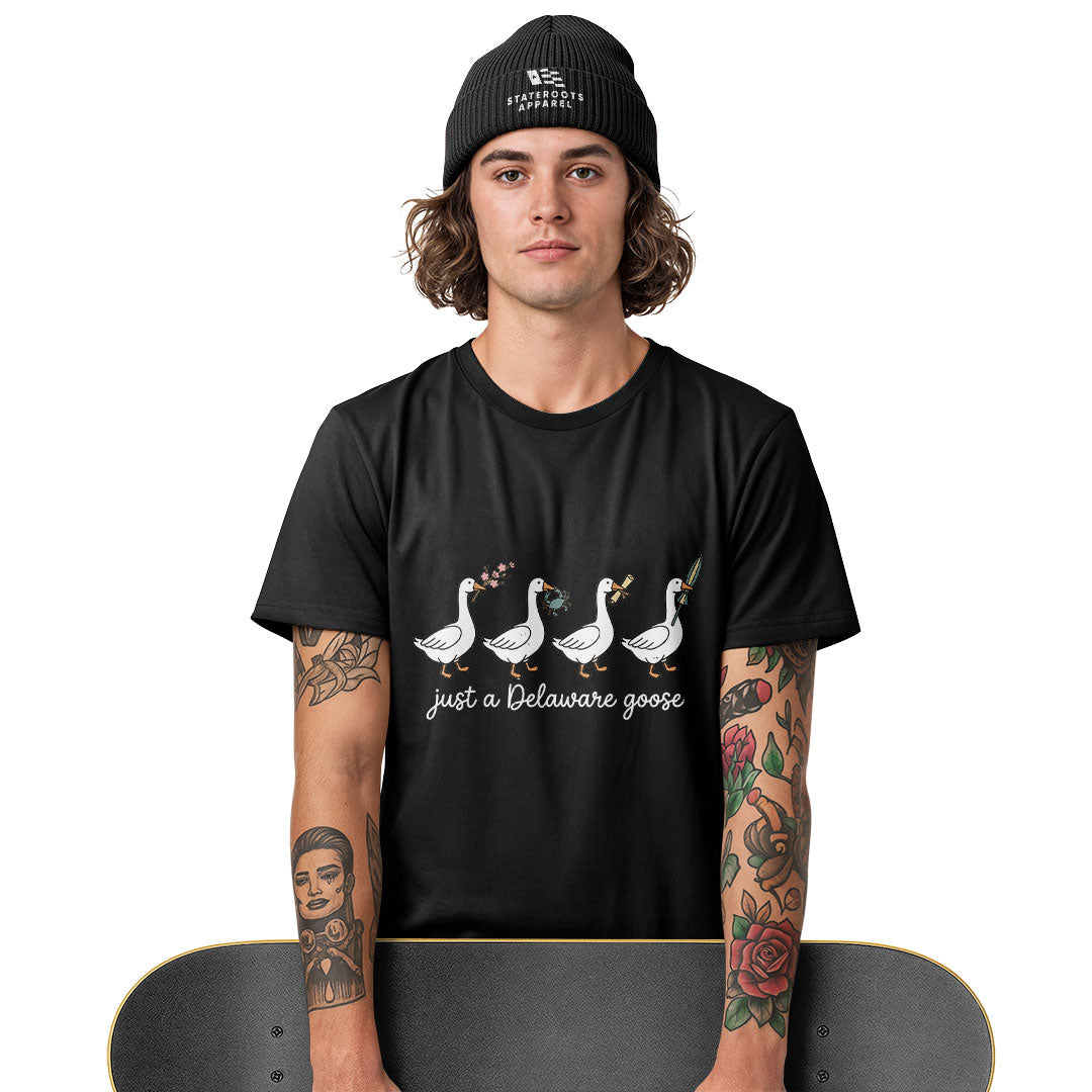 Just A Delaware Goose T-Shirt | Funny Goose Tee - white - image 10