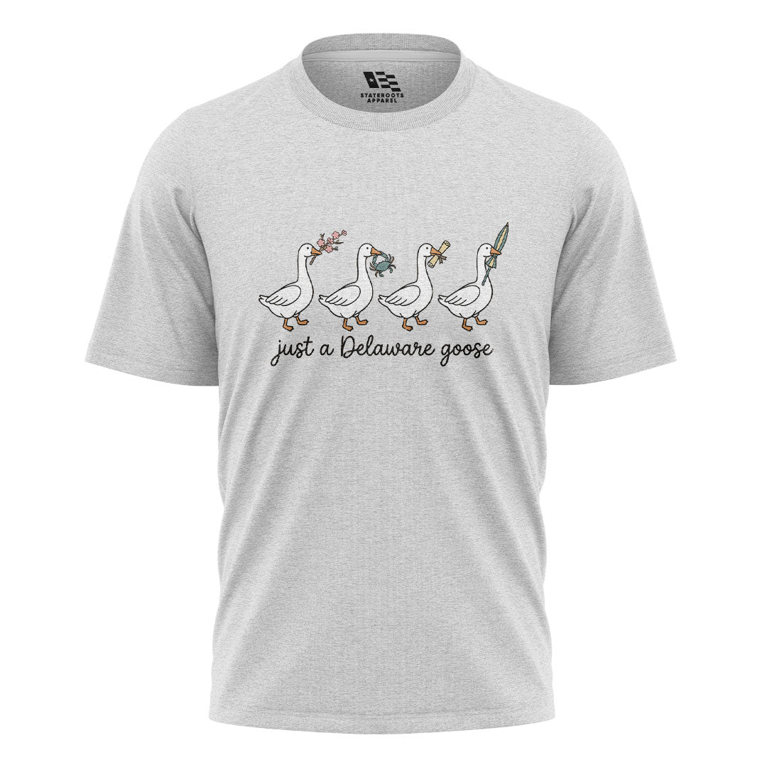 Just A Delaware Goose T-Shirt | Funny Goose Tee - white - image 2