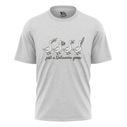 Just A Delaware Goose T-Shirt | Funny Goose Tee - white - image 2