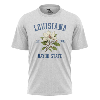Louisiana Magnolia Bayou State 1699 T-Shirt | Tee - White #1