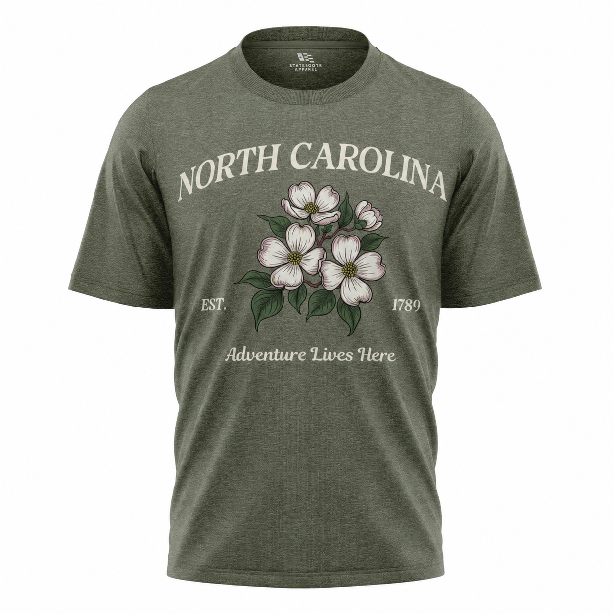 North Carolina Dogwood T-Shirt | NC State Flower Souvenir Tee