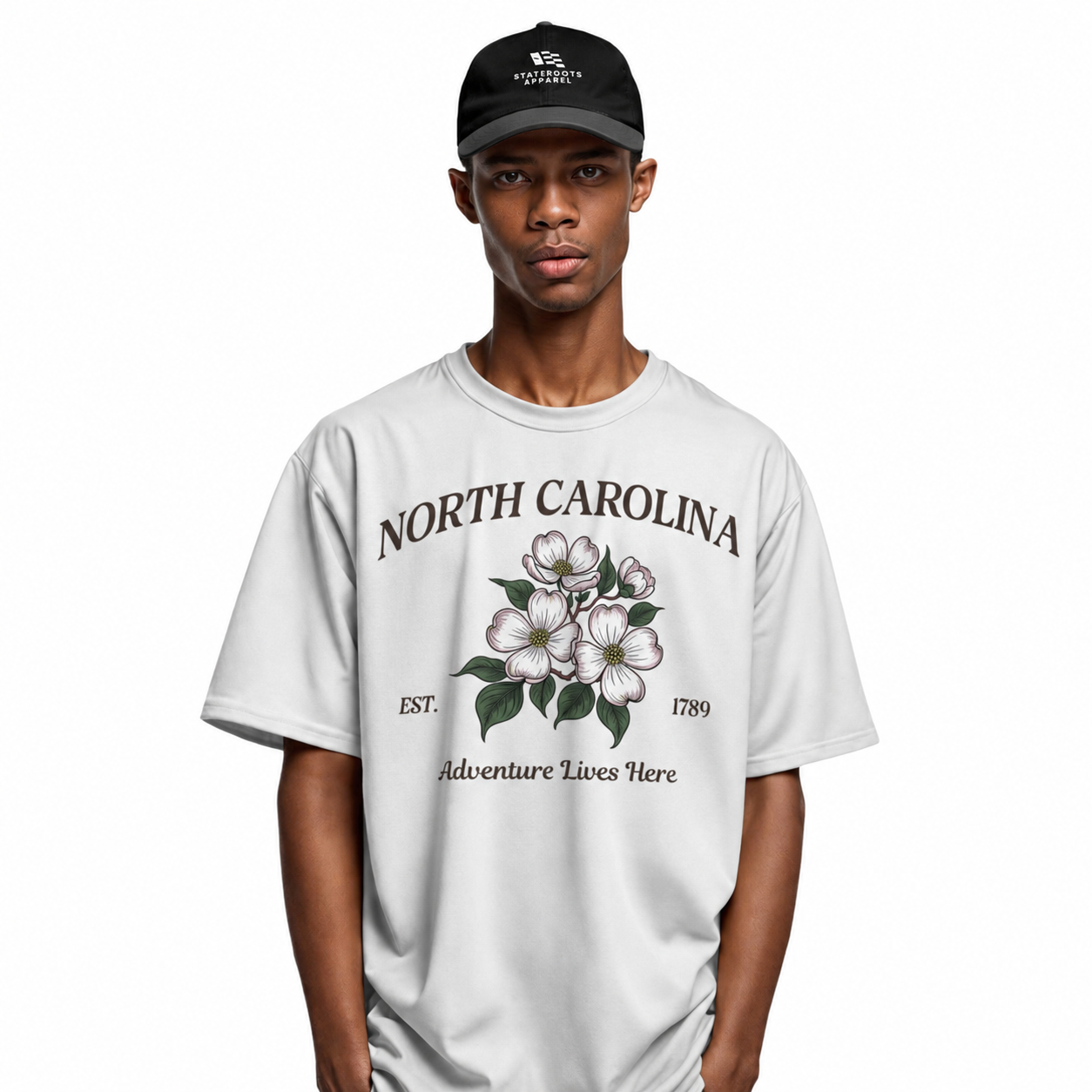 North Carolina Dogwood T-Shirt | NC State Flower Souvenir Tee